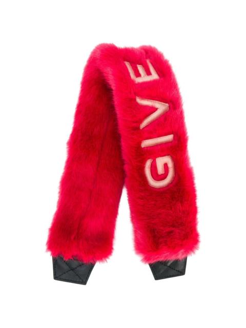 fluffy shoulder strap cover