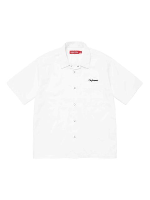 Supreme x Margaret Keane Teardrop S/S Work Shirt 'White Blue' SUP-SS24-142