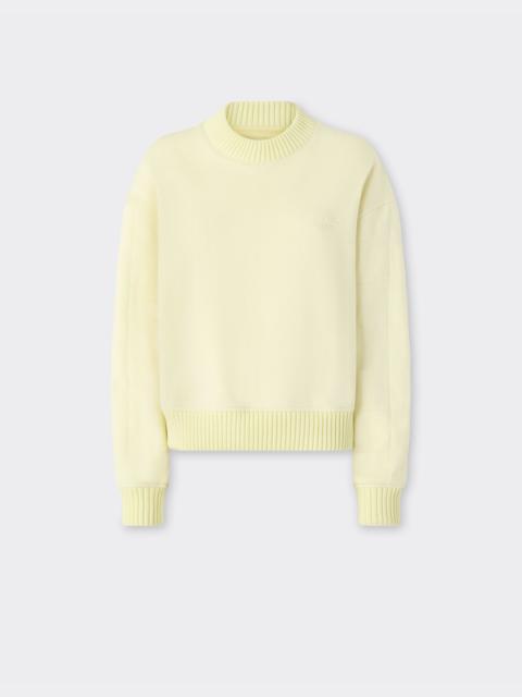 Cotton and cashmere sweatshirt