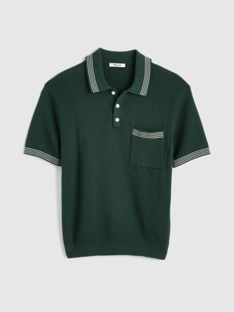 Tipped Sweater Polo