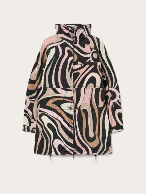 MARMO PRINT FITTED-WAIST JACKET