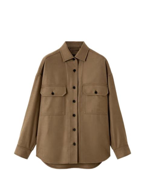 Darby chest-pockets button shirt jacket