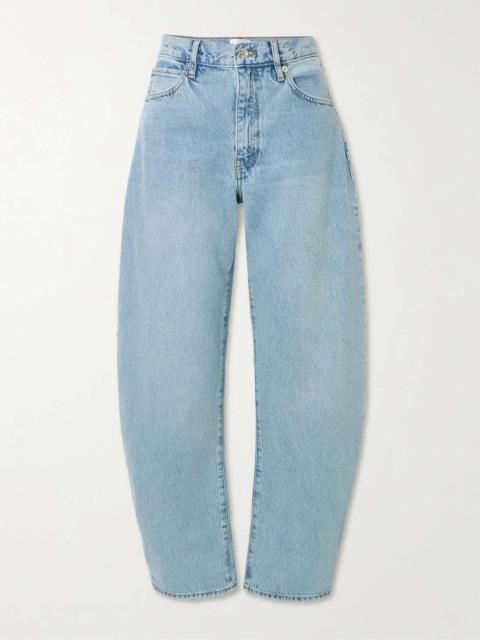 The Bubble high-rise barrel-leg jeans Light denim
