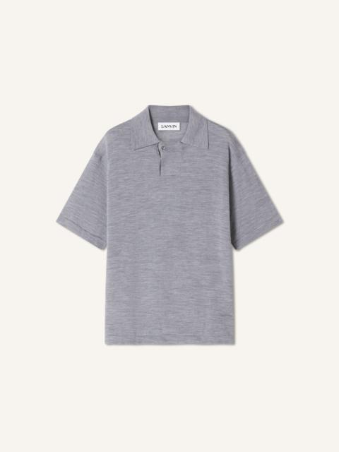 MERINO WOOL POLO SHIRT