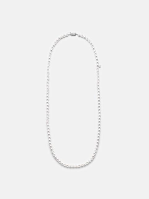 18kt white gold necklace with pearls