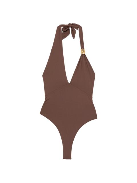 halterneck swimsuit
