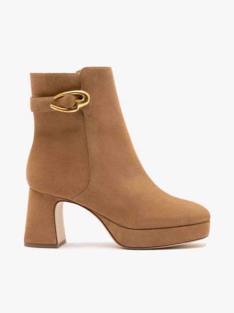 Dolly Verona Low Boot In Peanut Suede