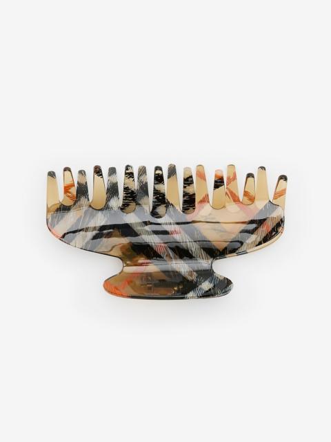 Check Claw Hair Clip