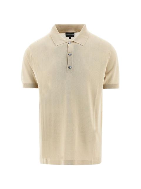 buttoned polo shirt