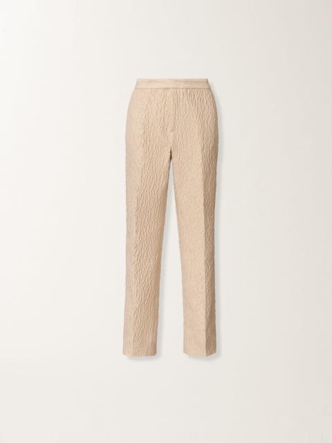 Montefalco trousers in embossed jacquard