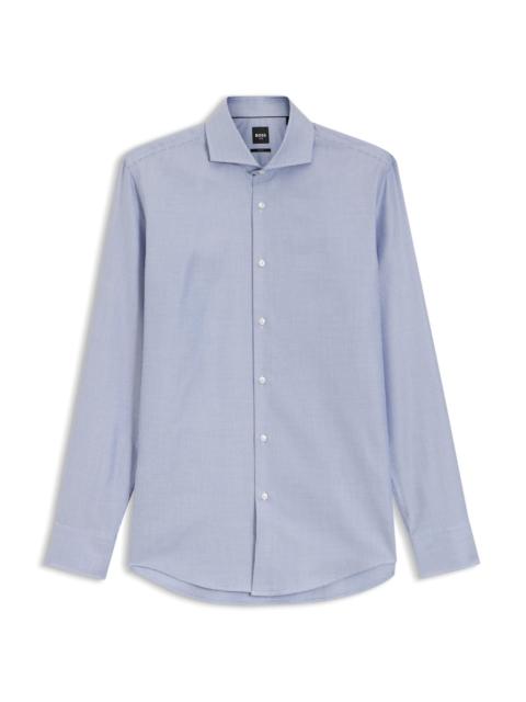 WRINKLE-RESISTANT SLIM-FIT SHIRT IN A COTTON BLEND