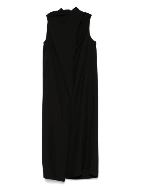 sleeveless midi dress