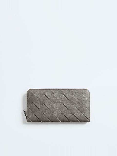 Intrecciato Zip Around Wallet