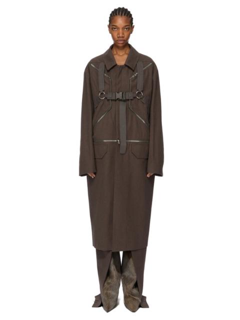 Gray Concordians Runway Blixa Jumbo Mac Coat