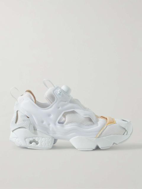 + Maison Margiela Project 0 Memory Of Leather-Trimmed Neoprene and Mesh Sneakers