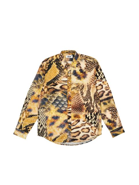 ANIMAL PRINT SHIRT YELLOW