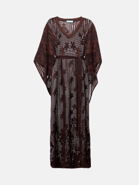 June cotton-blend kaftan