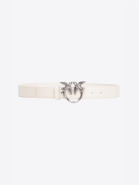 LOVE BIRDS HIGH LEATHER BELT 4CM