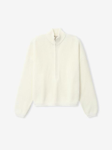 Zip-Up Sweater Long Sleeve
