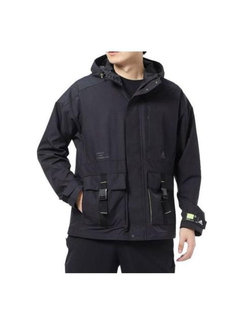 adidas Men's Woven Bagjk Hooded Jacket Black GP0988