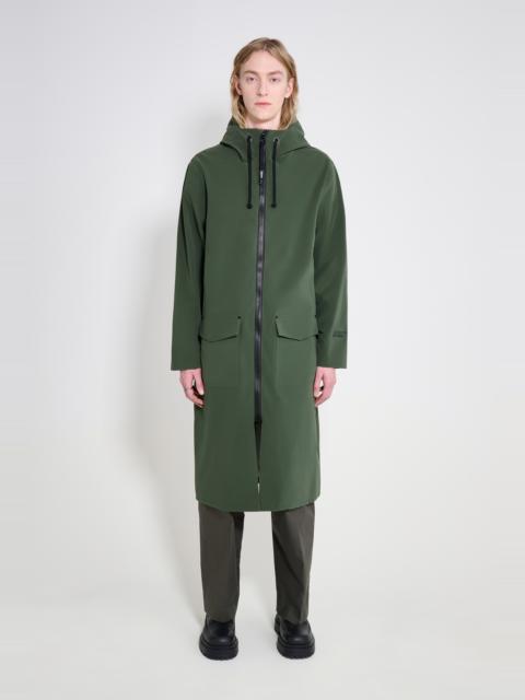 Stockholm Long Patch Raincoat Green