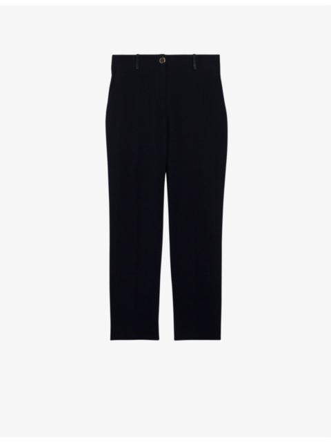 Poupin tailored mid-rise woven trousers