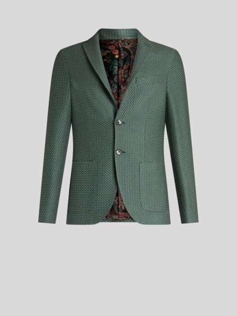 COTTON JERSEY BLAZER