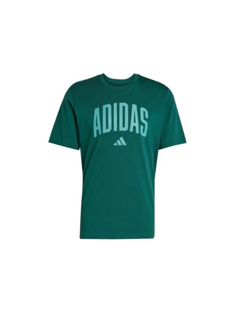 adidas Collegiate Lineage Graphic T-Shirt Collegiate Green