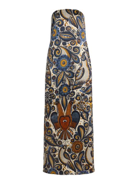 Exclusive Jose de Jesus Silk Dress multi