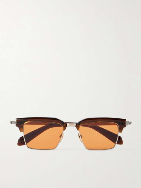 Alin D-Frame Silver and Gold-Tone and Acetate Sunglasses