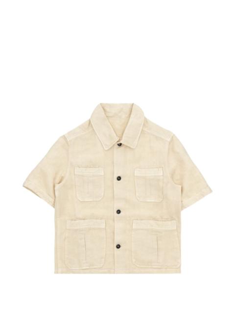 Bohem patch-pockets shirt