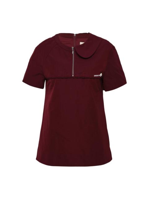 Semi-Peter Pan Collar Top