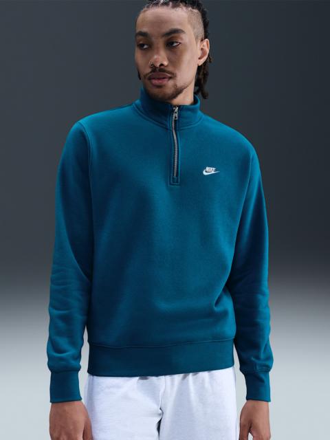 Nike Sportswear Club Men's 1/2-Zip Fleece Top