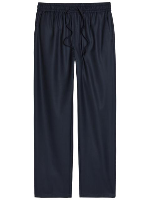 Dolce & Gabbana Drawstring Straight-leg Wool Trousers