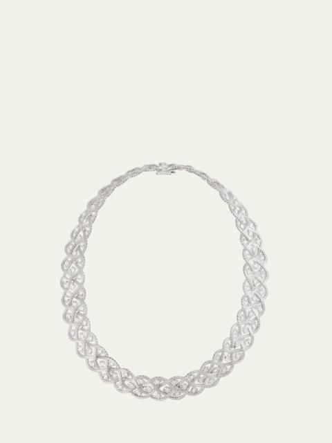 Etoilee 18K White Gold Diamond Collar