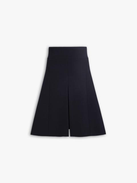 STRETCH WOOL SLIT SKIRT