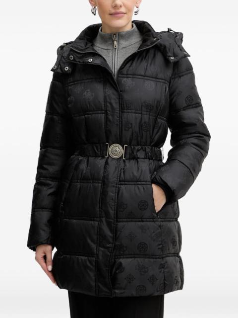 hooded buckle puffer cost