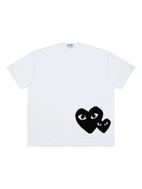heart-print T-shirt