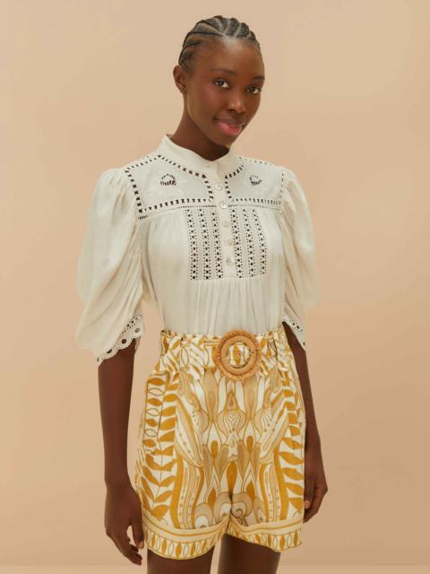 Off-White Lace Nature Shorts