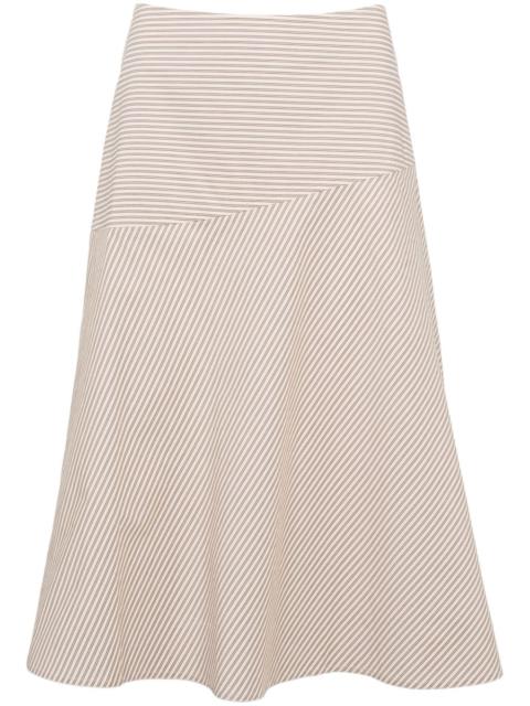 cotton A-line skirt