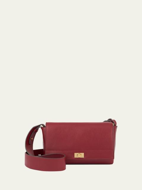 Mortimer Zip Leather Crossbody Bag