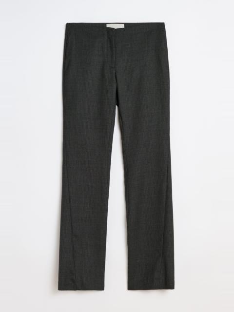 Poise Trouser Smoke Grey Micro Herringbone