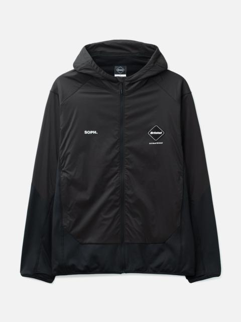 GRID FLEECE HYBRID HOODIE