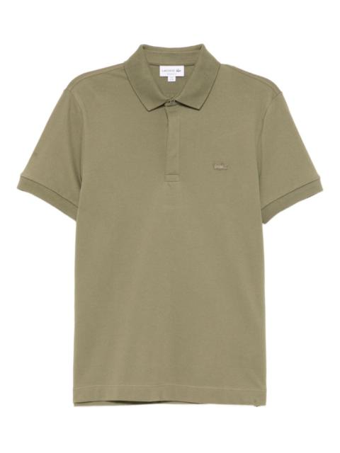 logo-appliqué polo shirt