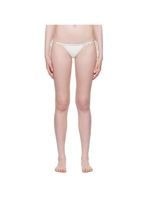 White Nina Bikini Bottom
