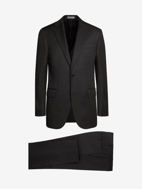 Black lined wool suit