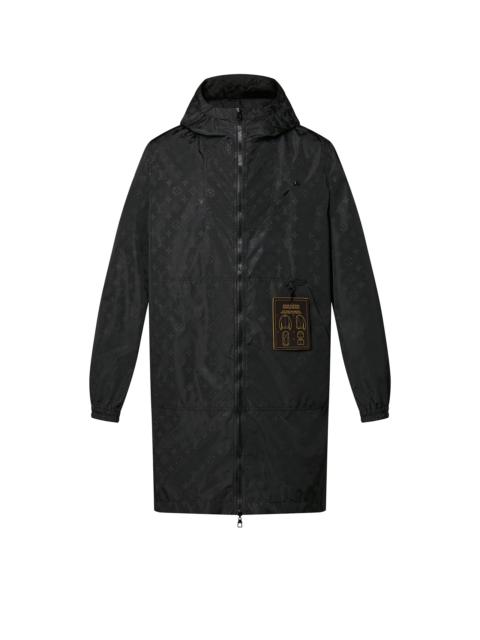 Mid-Length Monogram Nylon Windbreaker