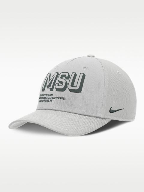 Michigan State On-Field Primetime Rise Men's Nike College Adjustable Hat