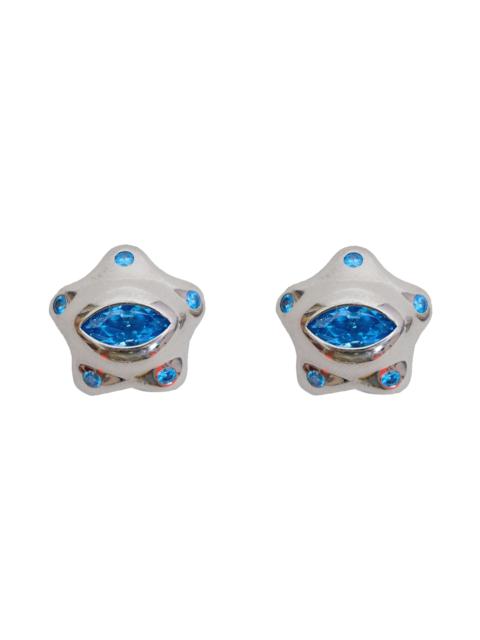 SOFT BLUE STARLET EARRINGS