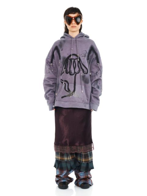 CHARCOAL DAISY ARC HOODIE